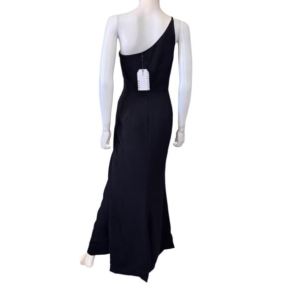 NEW DRESS THE POPULATION Black Sleeveless Amy Gown Maxi Dress Size S - Picture 5 of 10